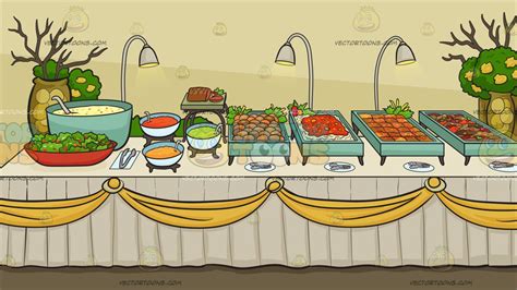 Popular 27+ Buffet Table Clip Art