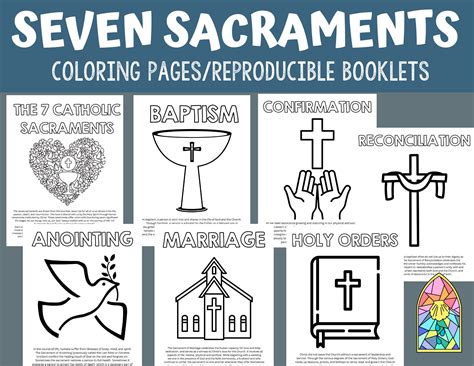 Seven Sacraments of the Catholic Church Sunday School - Etsy