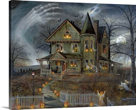 Haunted House Wall Art, Canvas Prints, Framed Prints, Wall Peels ...