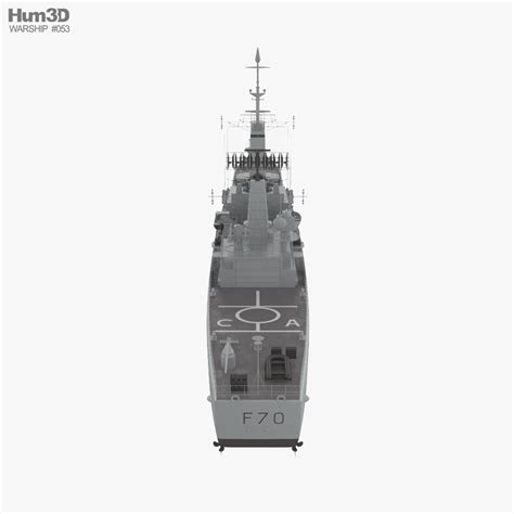 Leander-class frigate 3D model - Ship on Hum3D