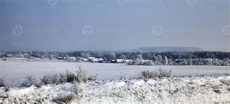 winter landscape with snow 9417072 Stock Photo at Vecteezy