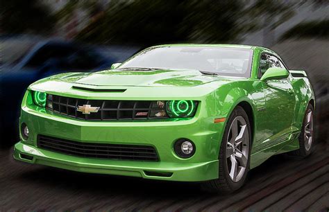 Green Chevrolet Camaro Photograph by Bob Slitzan | Fine Art America