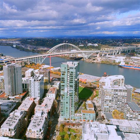 Portland Aerial View Wall Art | Photography