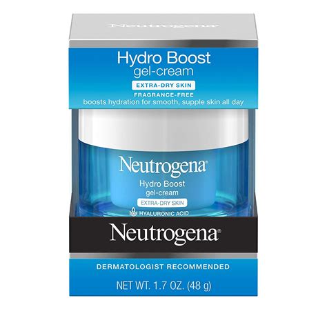 Neutrogena Hydro Boost Hydrating Hyaluronic Acid Gel-Cream Face Moisturizer - Walmart.com ...