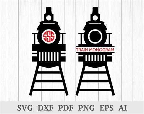 Train Monogram SVG Train svg Train Front SVG Train Clipart | Etsy