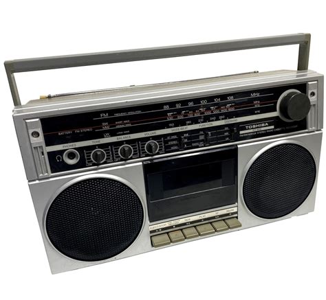 Prop Hire - Toshiba RT-80S Boombox Stereo/Radio Cassette Player - Eighties (1983) - Untested