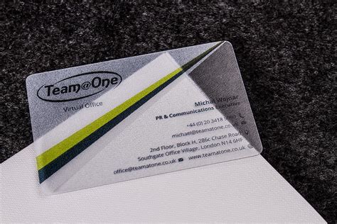 Clear Plastic Business Cards | Luxury Printing