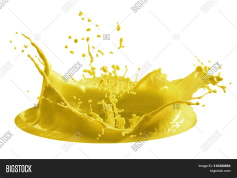 Yellow Paint Splash Image & Photo (Free Trial) | Bigstock