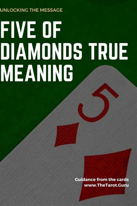 Five of Diamonds Meaning in Tarot and Cartomancy - Tarot Guru