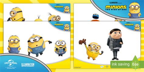 FREE! - Minions: Cut-Outs - Display - EYFS - KS1 - KS2 - Primary