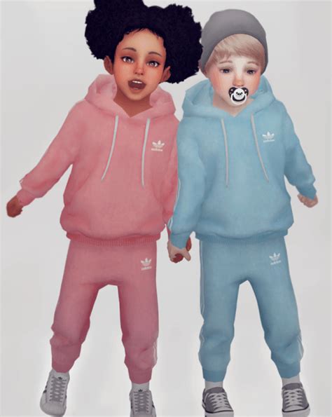 Unisex Toddler Jogger set for The Sims 4 - Spring4sims | Sims 4 toddler, Sims 4 children, Sims 4 ...