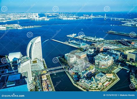 The View from the Yokohama Landmark Tower Stock Photo - Image of city ...