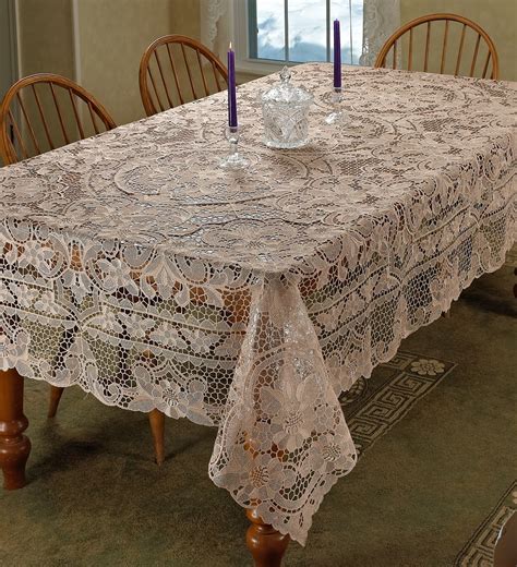 Crystal Embroidered Vintage Lace Design Tablecloths - Walmart.com ...