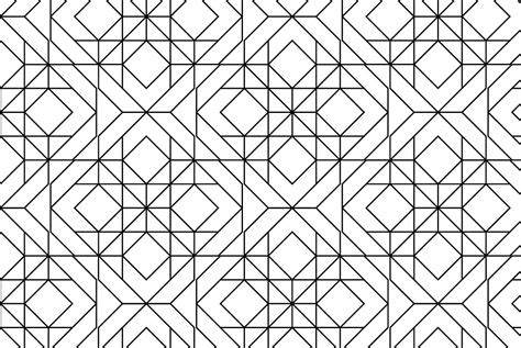 12 Linear Geometric Patterns Part 2 By Softulka | TheHungryJPEG