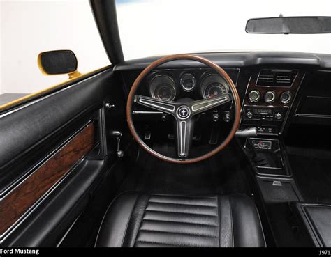 1971 Mustang Mach 1 Interior