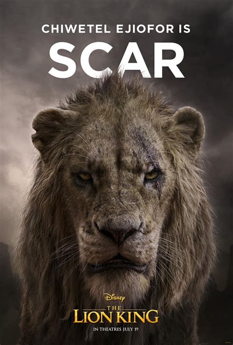 Disney Debuts 11 Gorgeous Character Posters for "The Lion King"