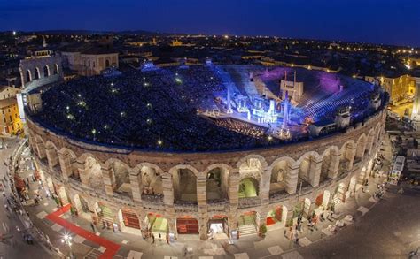 Verona Opera Festival at the Great Arena in summer - Verona