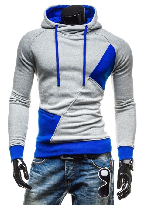 2015 Spring Fashion New Contract Colorl Slim Design Casual Hoodies Coat Men,Street Boy Cool ...