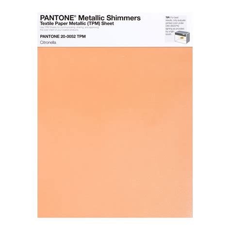 BUY Pantone Metallic Shimmer 20-0052 Citronella