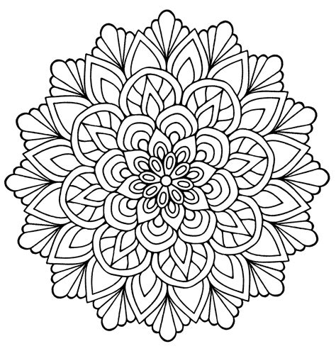 coloriage fleurs en ligne gratuit à imprimer – 123Dessins | Source #1 ...