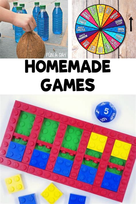 50 Awesome Homemade Games for Kids to Play and Learn - Fun-A-Day!