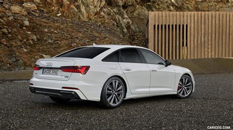 2020 Audi A6 55 TFSI e quattro (Color: Glacier White) - Rear Three-Quarter | HD Wallpaper #2 ...