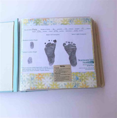 How to Make Your Own Scrapbook Baby Book - Grace for Single Parents