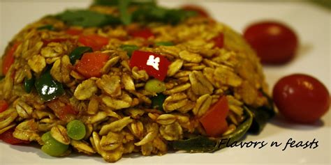 Flavors n Feasts: MASALA OATS (SAVORY OATS)