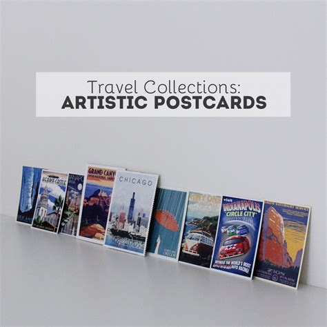 Travel Souvenir Idea: Find Illustrated Postcards | Random Olive