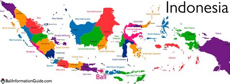 Where is Bali Indonesia? Detailed Maps of the island of region