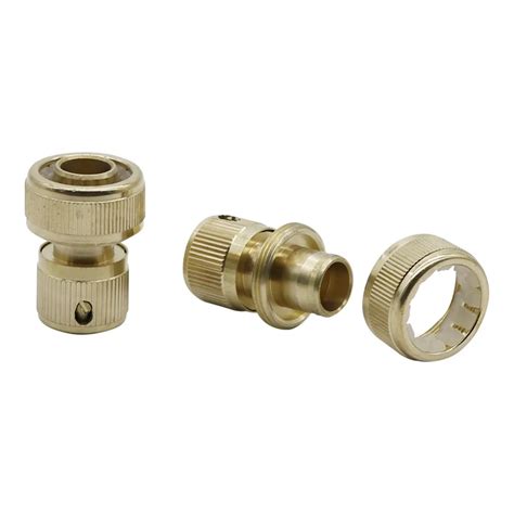 Brass 3/4 Inch Water Hose Connector for Water Gun Water Pipe for Garden Irrigation Watering Hose ...