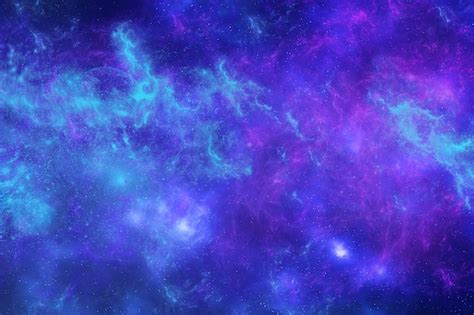 Purple And Blue Space Wallpaper