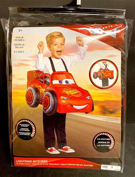 Costumes Toys Dress Up & Pretend Play Disguise Lightning McQueen 3D Toddler Costume tagumdoctors ...