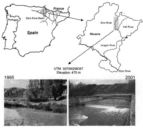 Map of the Ebro River Basin and Navarra in the Iberian Peninsula (left)... | Download Scientific ...