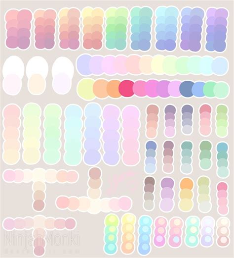 Pin by pastelll_art ? on ♡references♡ | Pastel colour palette, Palette art, Color palette challenge