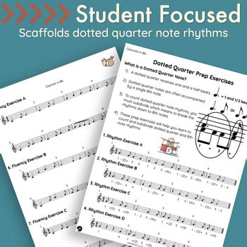 Dotted Quarter Note Rhythm Exercises | Concert Band by Classroom Composers