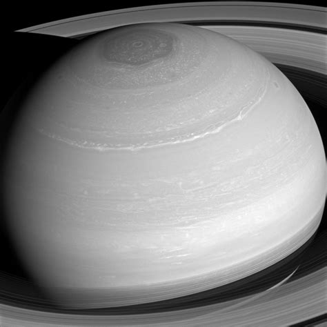 Cassini Spacecraft Views "Painted" Saturn