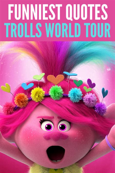 75 Funny and Inspiring Trolls World Tour Quotes - Lola Lambchops