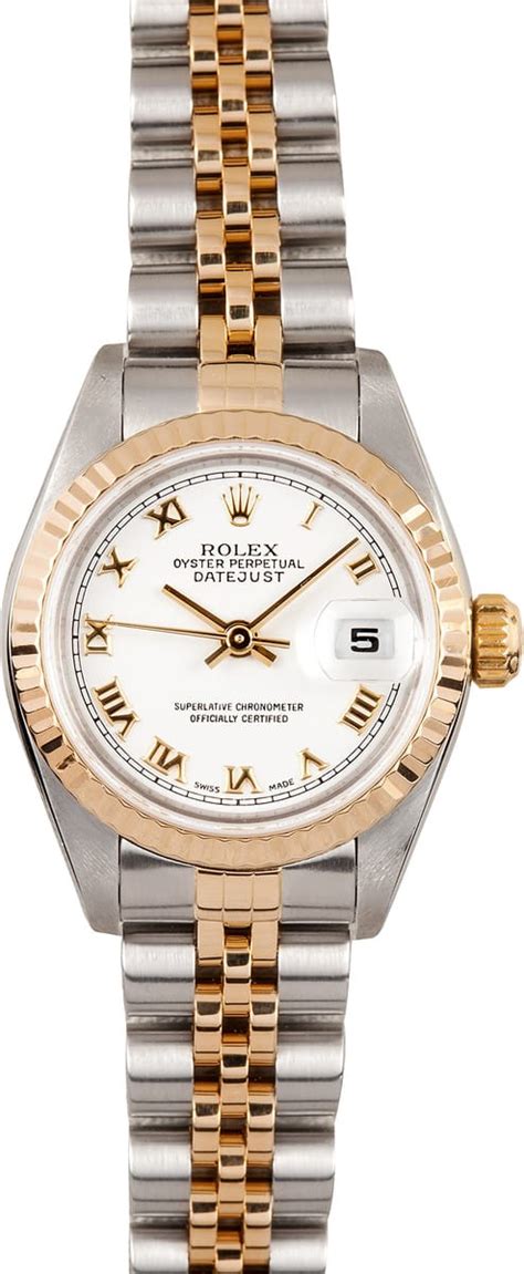 Used Ladies Rolex Oyster Perpetual Datejust Watch 79173 - Save At Bob's Watches