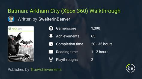 Batman: Arkham City Walkthrough