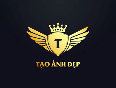 Tạo logo khiên có cánh theo phong cách luxury