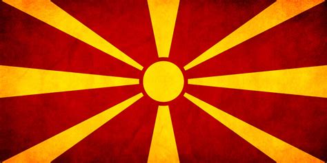 Macedonian Flag Grunge by think0 on DeviantArt