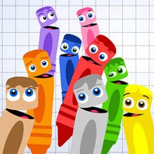 Color Crew - Learn Colors with Cartoon Crayons - Color Cognition