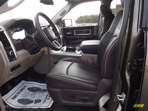 Light Pebble Beige/Bark Brown Interior 2012 Dodge Ram 2500 HD Laramie Longhorn Mega Cab 4x4 ...