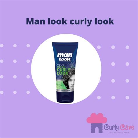 Man Look Hair Gel Curly Look ( 250ml )مان لوك جل خالي من الكحول للشعر الكيرلي - Curly Cave