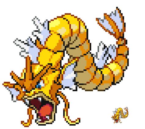 Gyarados- Shiny Magikarp Coloration by TrainerAshFry on DeviantArt