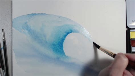 Ocean Wave Watercolor Painting - craibas.al.gov.br