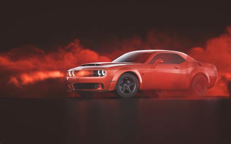 1920x1200 Red Dodge Challenger Demon SRT 1080P Resolution ,HD 4k Wallpapers,Images,Backgrounds ...