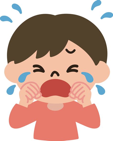 Crying Boy Drawing | Free download on ClipArtMag