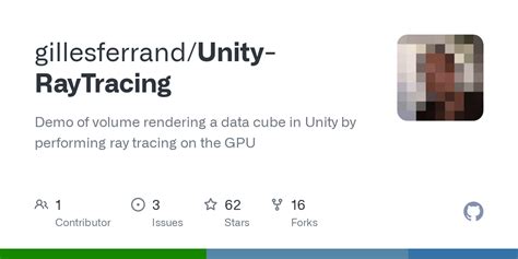 GitHub - gillesferrand/Unity-RayTracing: Demo of volume rendering a ...